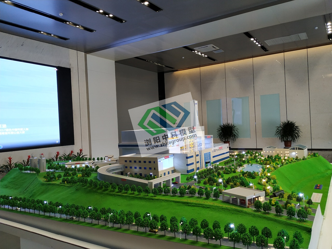 贛州垃圾發(fā)電廠(chǎng)模型