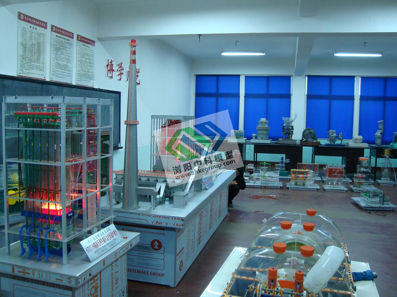 長(cháng)沙電院電廠(chǎng)熱能動(dòng)力模型實(shí)訓室