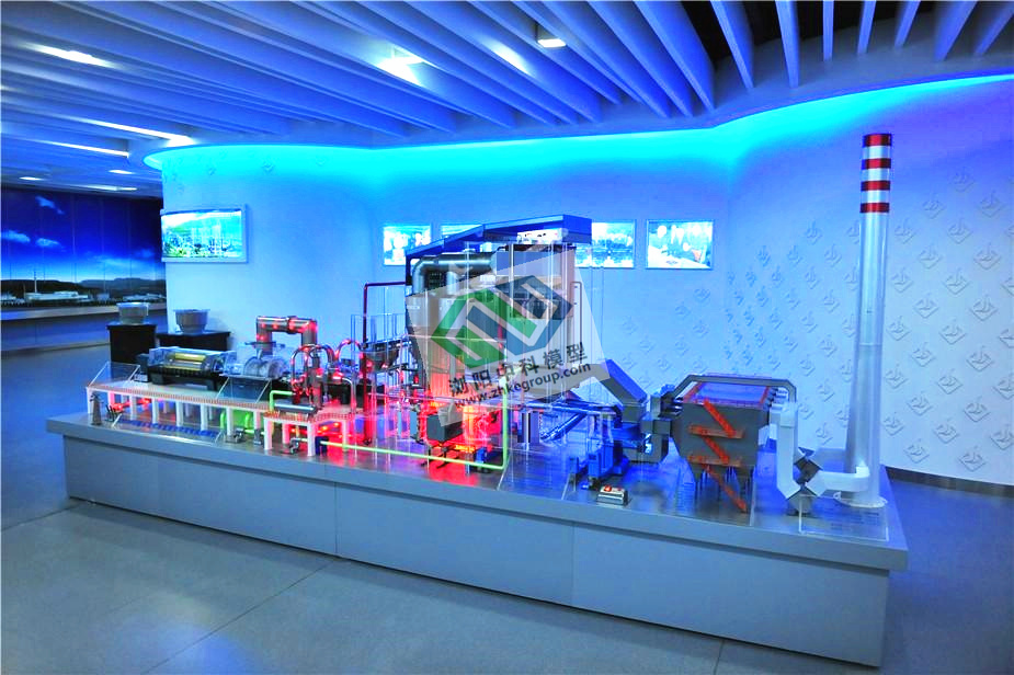 300MW機組循環(huán)流化床電廠(chǎng)模型
