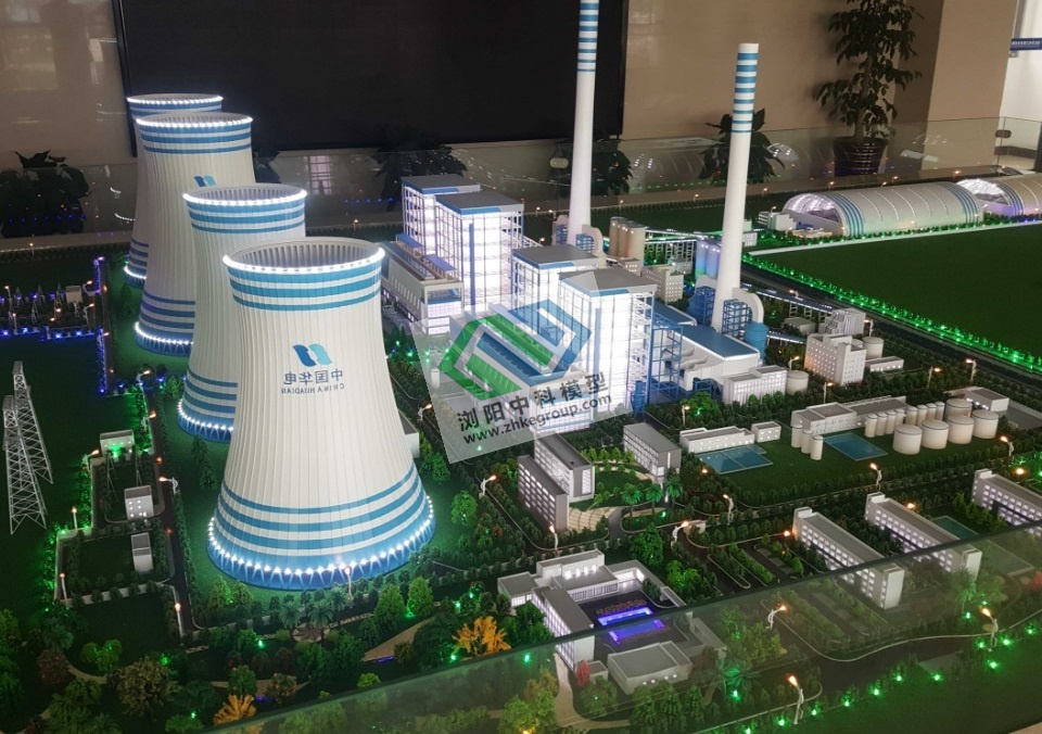 荊州江陵發(fā)電廠(chǎng)模型