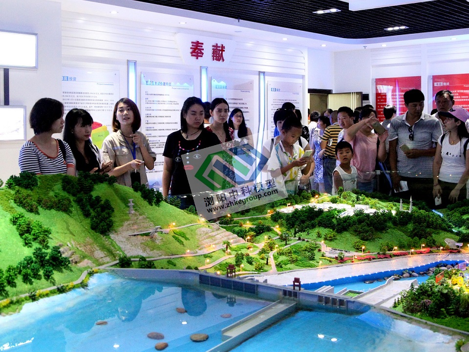 觀(guān)音巖水電站樞紐模型